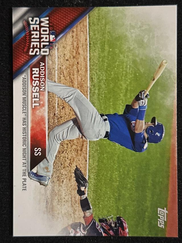 2016 Topps Chicago Cubs World Series Set Addison Russell ﻿Base #WS-11